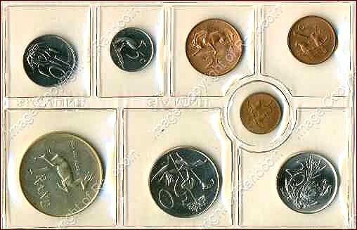 1970 to 1976 Mint Packs Uncirculated Coin Sets with Silver R1